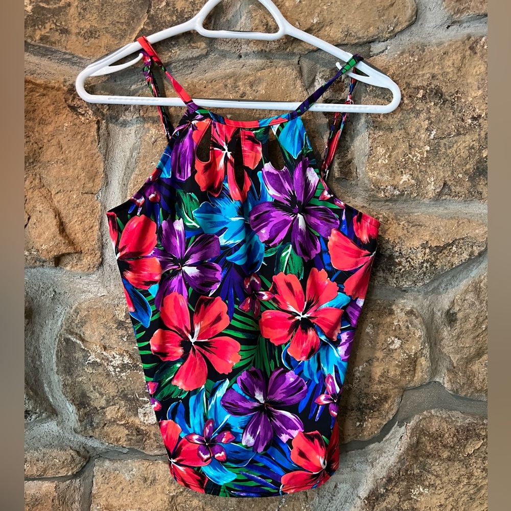 EUC Swim Top from Caribbean Joe ~ Size 14